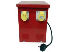 2KVA CONTINUOUS 240-110V METAL VENTED CONTINUOUS USE TRANSFORMER